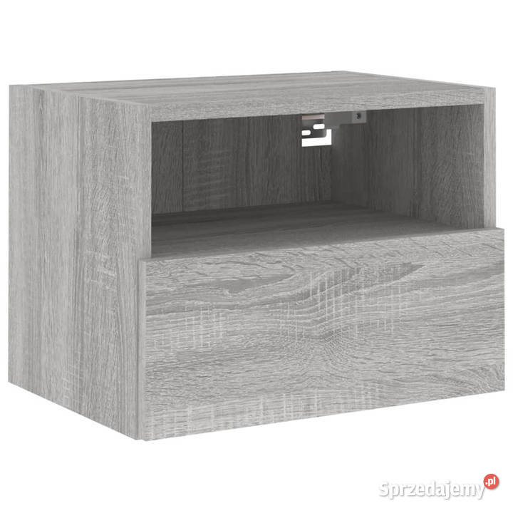 Ścienne szafki TV 2 szary dąb sonoma 40x30x30 mazowieckie Warszawa