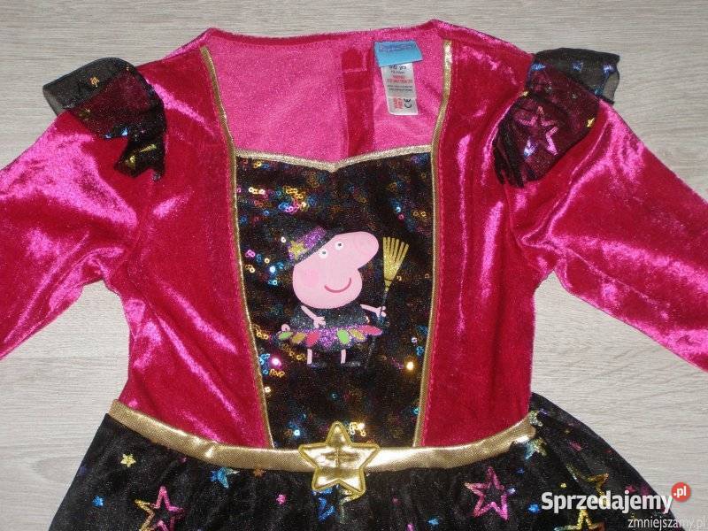 Strój kostium przebranie ŚWINKA PEPPA PIG 56 lat dziewczynka Sukienki i spódniczki Siedlce