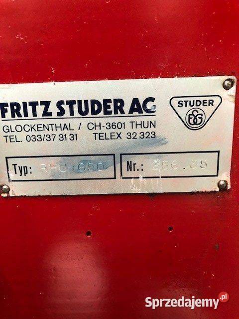 Szlifierka do wałków i otworów FRITZ STUDER RHU Garwolin