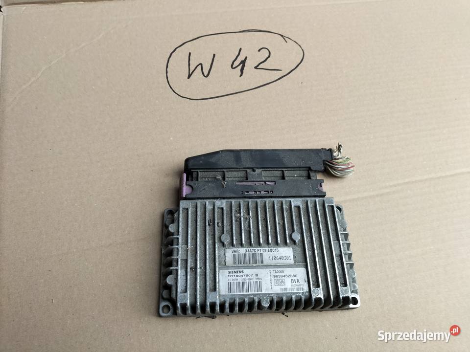 CITROEN C5 1 MK1 S118047507B 9639452380 MODUŁ Kamień-Kolonia