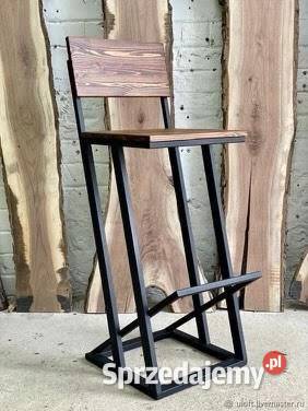 Hoker LOFT NA WYMIAR barowy DĄB 75 stal Bartoszyce