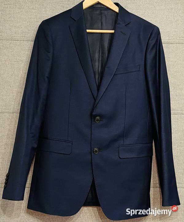 Granatowy garnitur Albione Prince rozmiar 176 Żyrardów