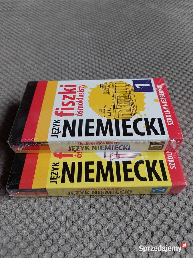 nowe Fiszki ósmoklasisty Język niemiecki część I małopolskie Kraków sprzedam