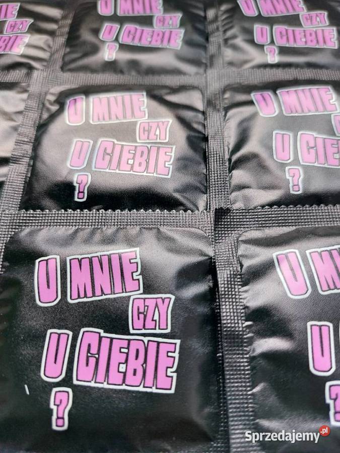 U mnie czy u prezerwatywy z nadrukiem na podryw Pozostałe śląskie Gliwice