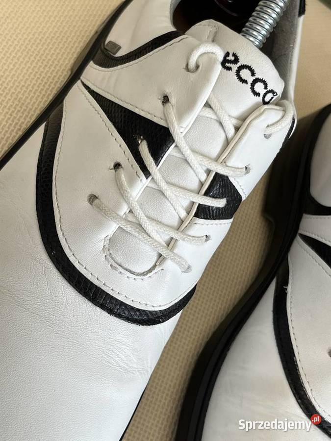 Damskie skórzane buty do golfa z GoreTex Ecco Obuwie sportowe Jastrzębie-Zdrój