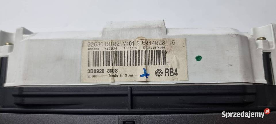 LICZNIK ZEGAR VOLKSWAGEN PHAETON 60 W12 osobowe Lipno