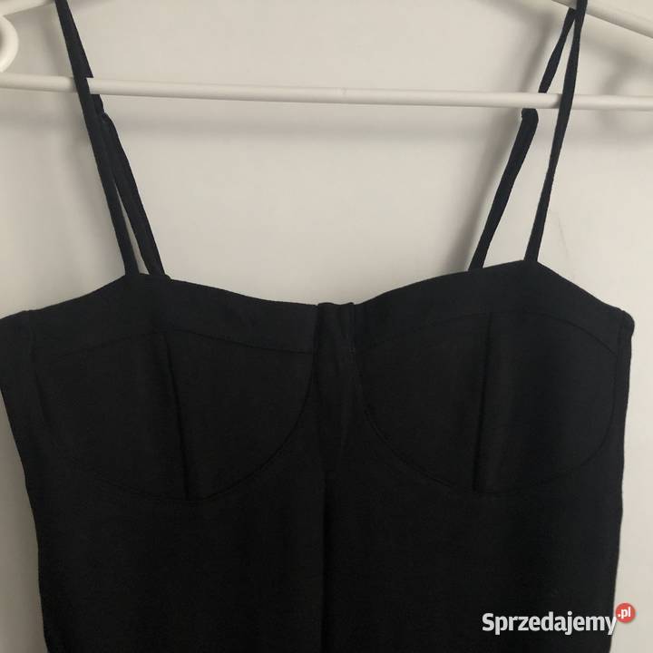 czarna sukienka HM xxs 32 gorset bandażowa kujawsko-pomorskie