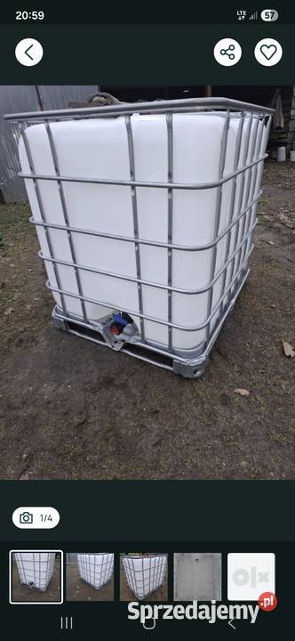 MAUZER MAUZERY 1000L NOWY czysty pomorskie Szałamaje