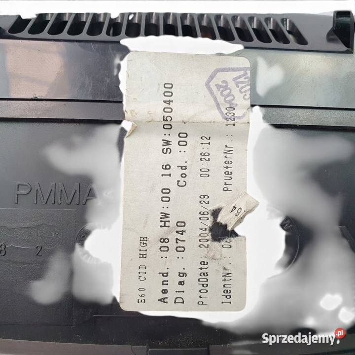 WYŚWIETLACZ Nawigacji Navi BMW E60 E61 Duży osobowe