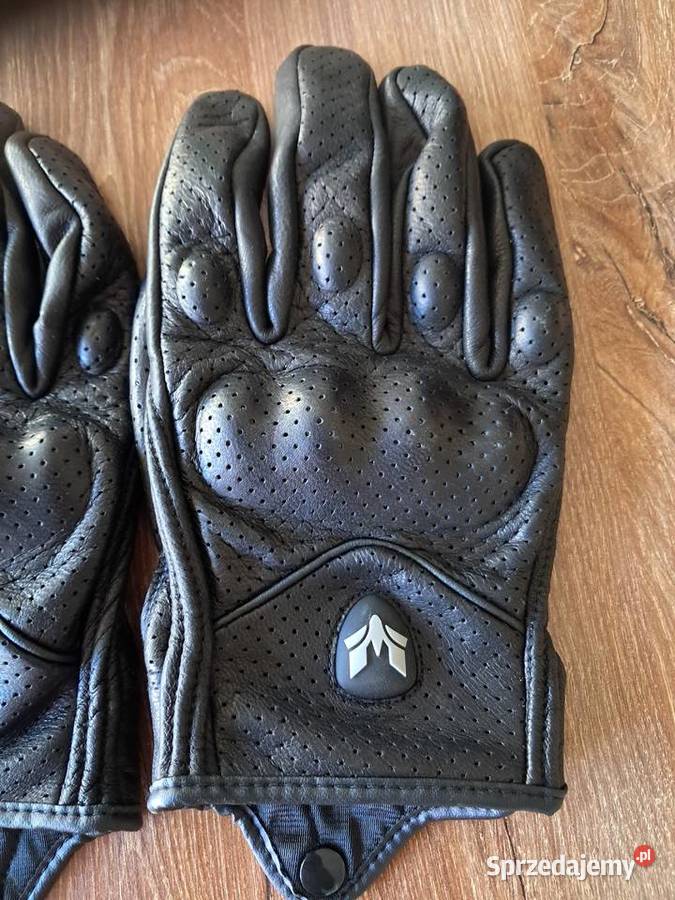nowe skórzane rękawice motocyklowe Alpine Fox