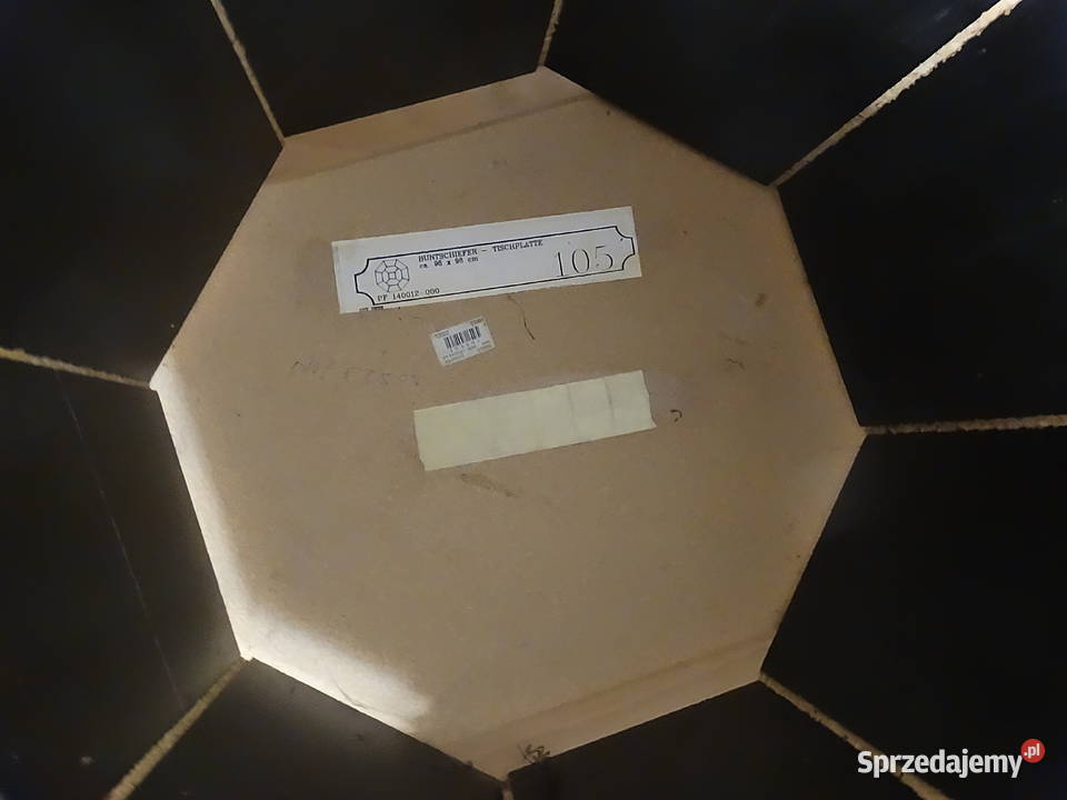 Ośmiokątny stolik kawowy łupek kamień vintage Biłgoraj sprzedam