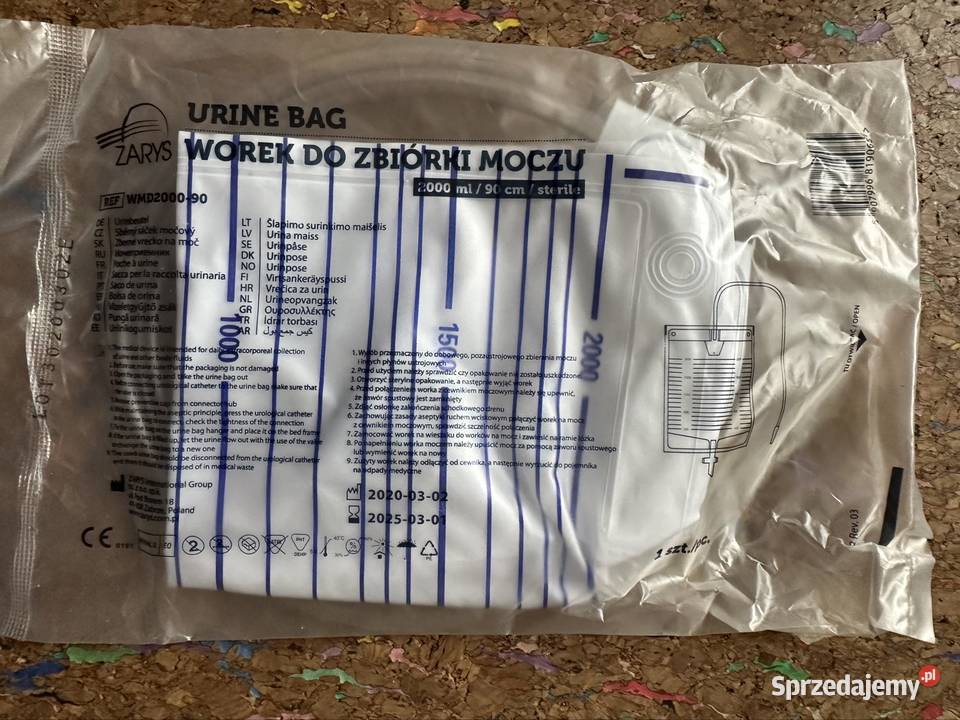 Worek na mocz worek do zbiórki moczu 2l 37 sztuk Zabrze