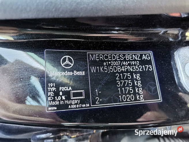 MERCEDESBENZ AMG CLA 45 2022 199100 ccm 387 Warszawa sprzedam