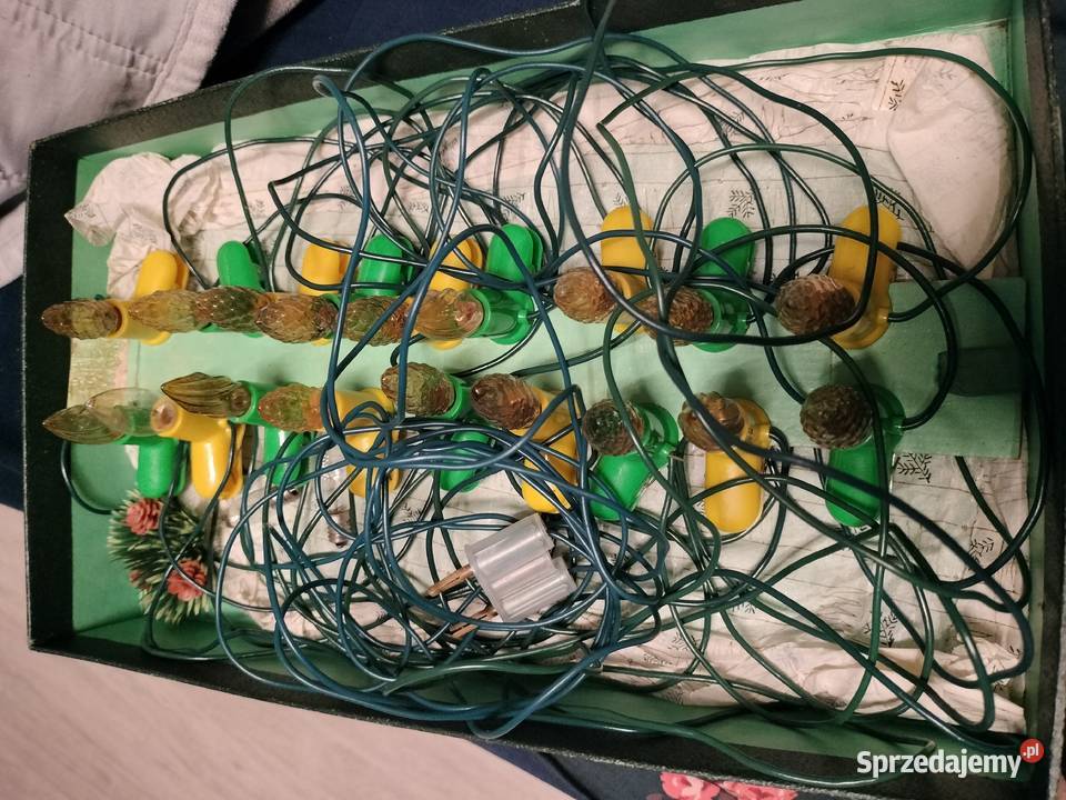 Lampki choinkowe stare z prl zachodniopomorskie Choszczno sprzedam
