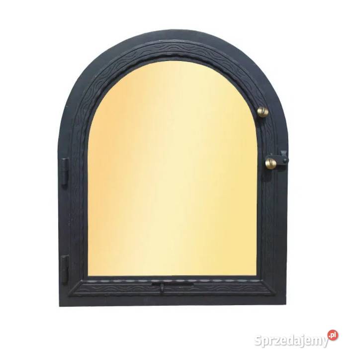 Drzwiczki z szybą do kominka DRZWI DO KOMINKA