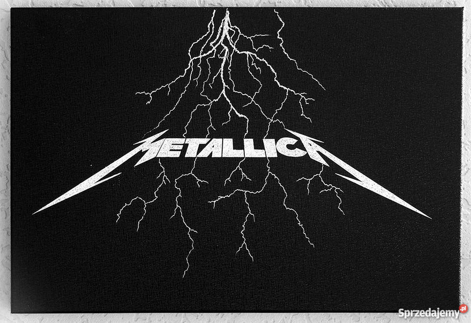 Metallica Obraz wykonany ręcznie metodą Sandomierz