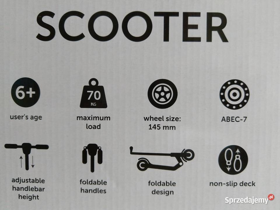 NAJTANIEJ Hulajnoga LED Dwukołowa 145mm 70 6 śląskie Zabrze