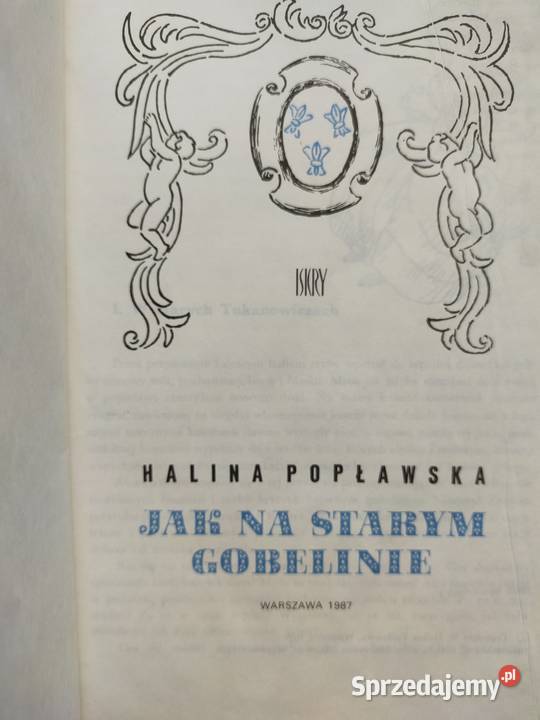 na starym gobelinie Halina Popławska mazowieckie Siedlce sprzedam