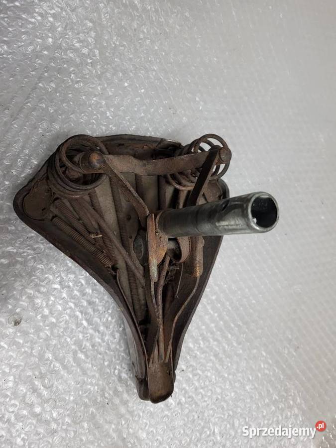 Siodełko rowerowe skórzane Antyk Gliwice sprzedam