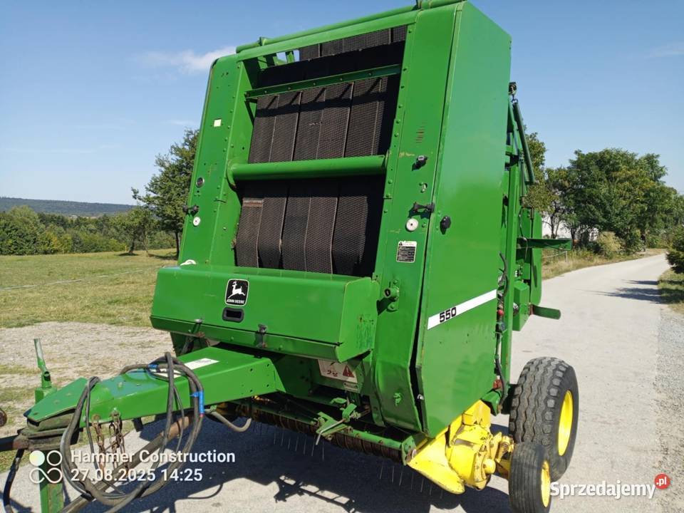 Prasa rolująca John Deere 550 szeroki podbierak świętokrzyskie Łagów