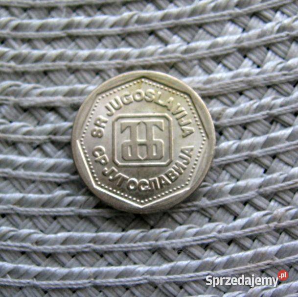 Jugosławia 1 Dinar 1993r Kalisz sprzedam