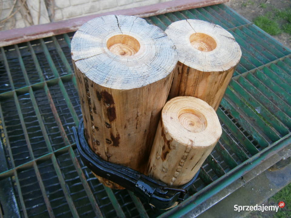 świecznik drewniany tealight Siedlce