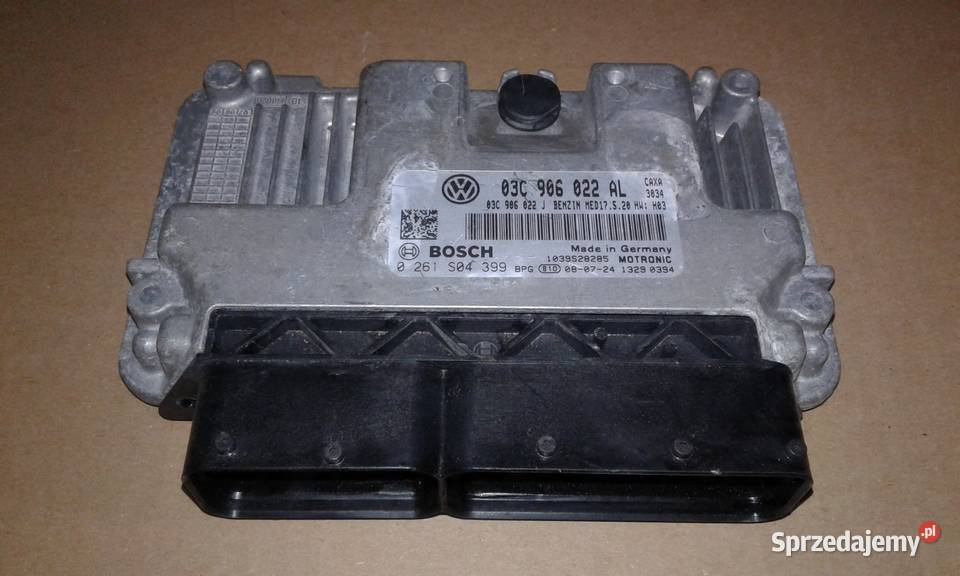 KOMPUTER STEROWNIK 03C906022AL 0261S04399 K17 Międzychód