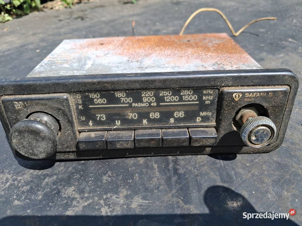 RADIO SAMOCHODOWE SAFARI 5 ZABYTKOWE Świerzawa sprzedam