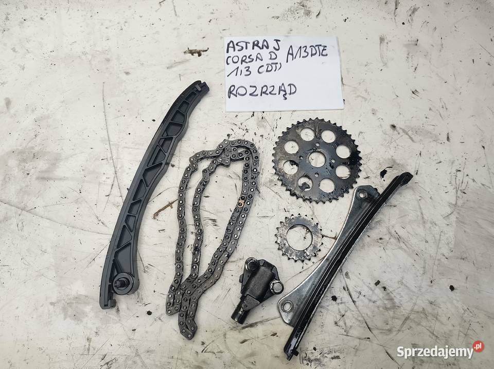 OPEL ASTRA J corsa 13CDTI rozrząd łańcuch ślizg Kielce