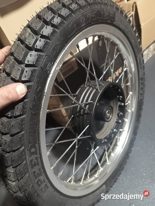 Przednie koło z oponą i dętką nowe renowacji MZ