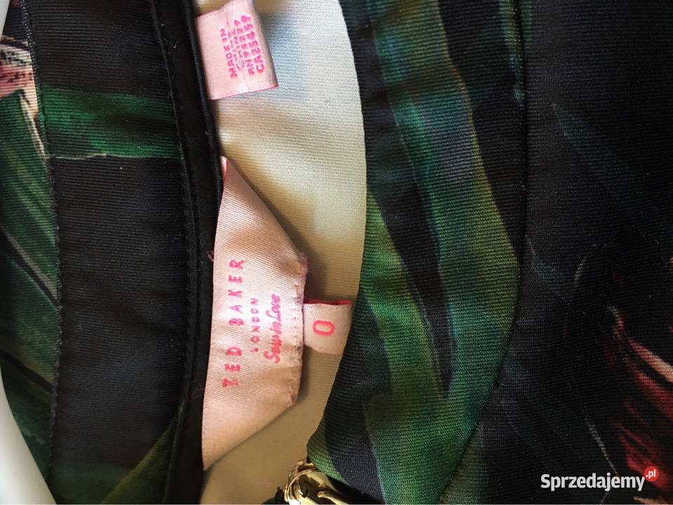 Bluza damska w kwiaty Ted Baker XS Kwiatki małopolskie Skawina