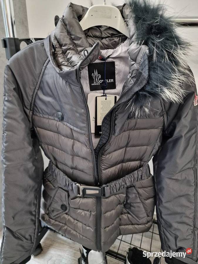 Kurtka Moncler Taliowa Xs S Szara Kurtki i płaszcze Żywiec