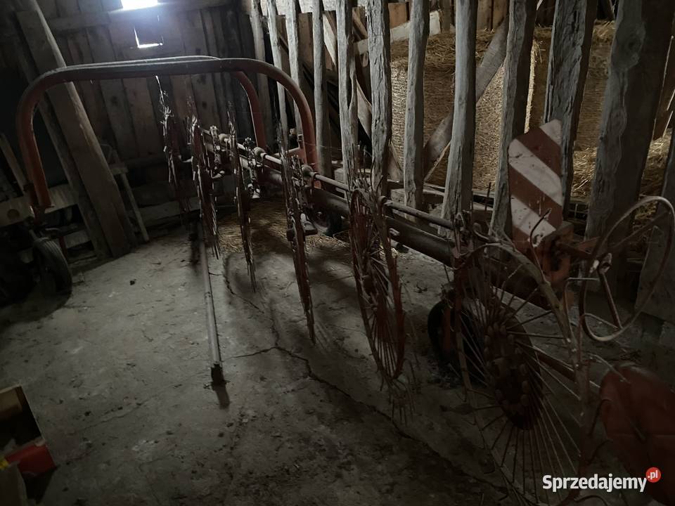 Zgrabiarka przetrząsarka do siana słomy Gredele