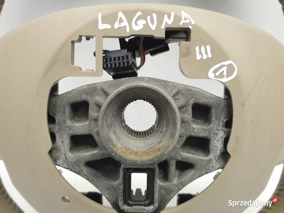 Renault Laguna III SKÓRZANA KIEROWNICA Skóra Kierownice Rudka
