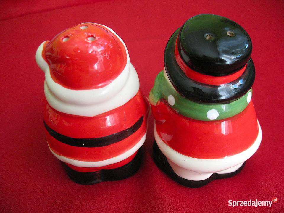 Sól i pieprz mikołaje 8 x 5 x 5 Solniczka i mazowieckie Siedlce