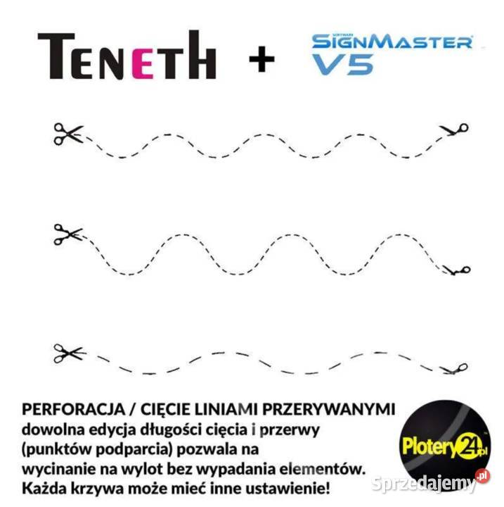 NOWY Ploter tnący Teneth N24 74 OPOS Summa gw Lublin