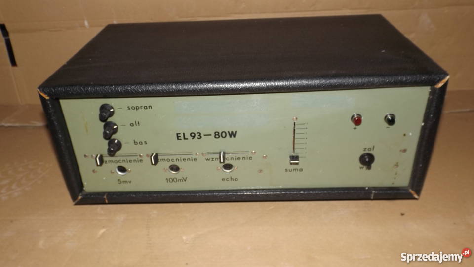 Polski wzmacniacz EL9380W Sprawny Grodziczno sprzedam