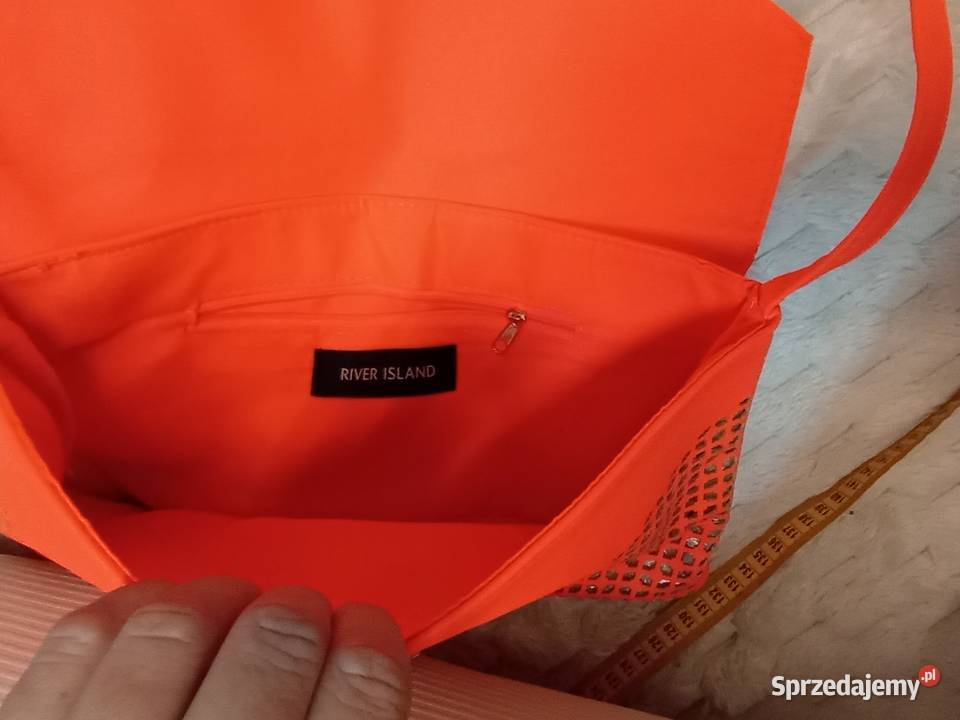 RIVER ISLAND Pomarańczowa torebka listonoszka z Kraków