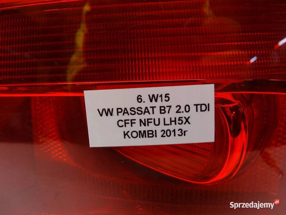 LAMPA PRAWY TYŁ PRAWA TYLNA 3AF945096G VW PASSAT