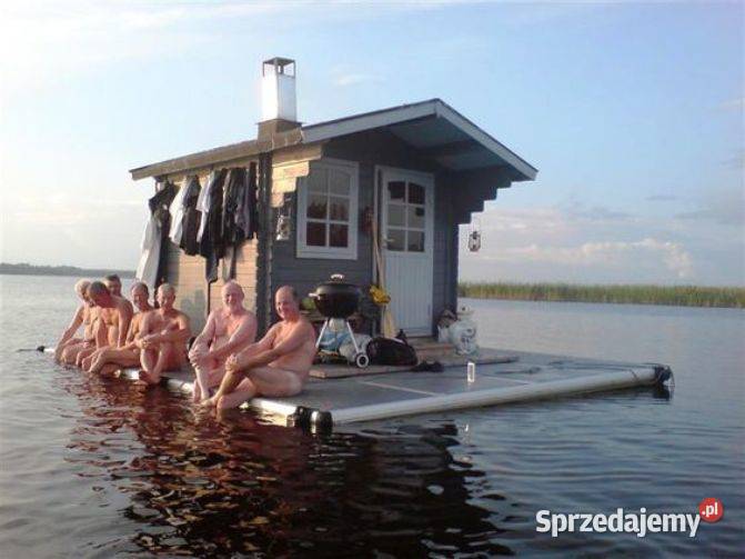 Zadaszenie domku holenderskiego sauny tratwy Katowice sprzedam