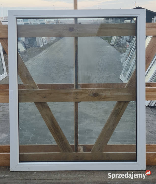 OKNA KacprzaK Witryna 99X123 FIX Używany PCV mazowieckie Siedlce