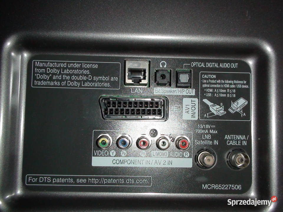 Sprawne częsci do LG42LB650V ZN z 2015 r Części i akcesoria