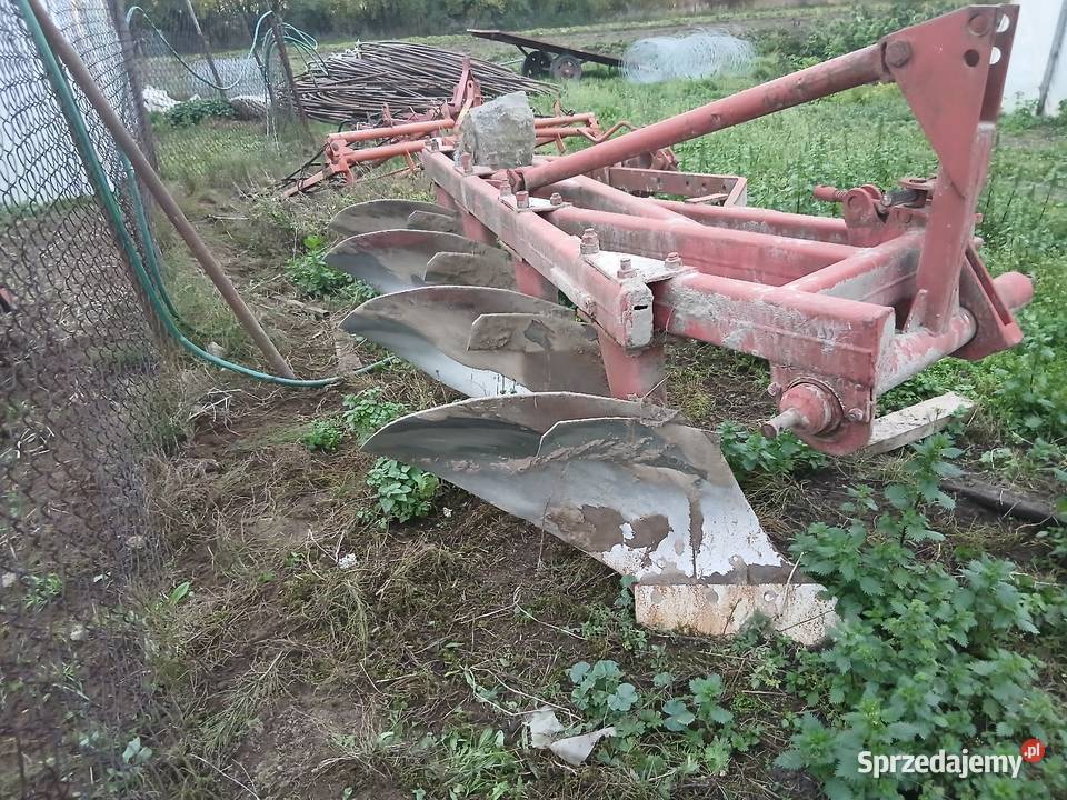 Pług Unia Grudziądz 4 skibowy 4x40 Transport Bratoszewice