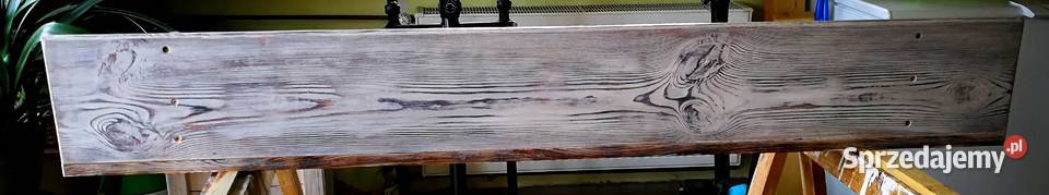 Regał drewniany vintage półka drewniana loft 20cm Radków