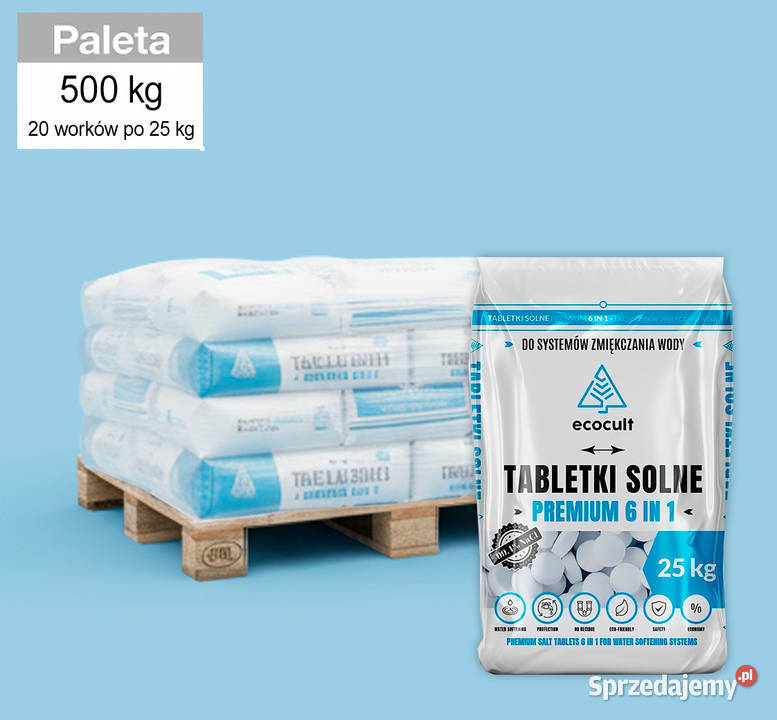 Tabletki solne paleta 590 Ecocult Premium 6w1 mazowieckie Warszawa