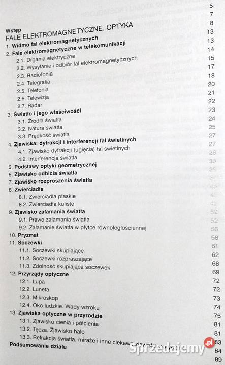Fizyka i astronomia Podręcznik Moduł 4 G F Ornat Rok wydania 2001 Chełm