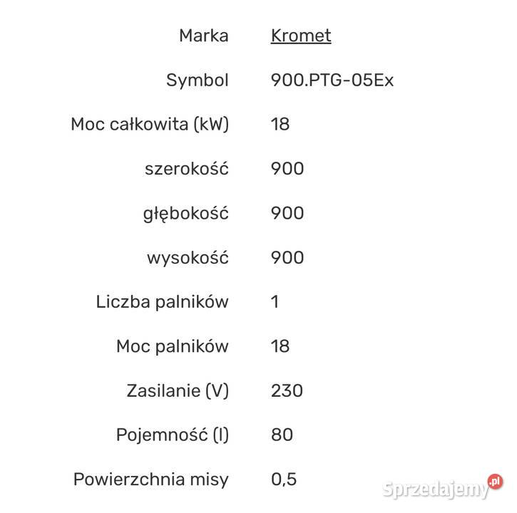 Patelnia Kromet Dobieszowice sprzedam