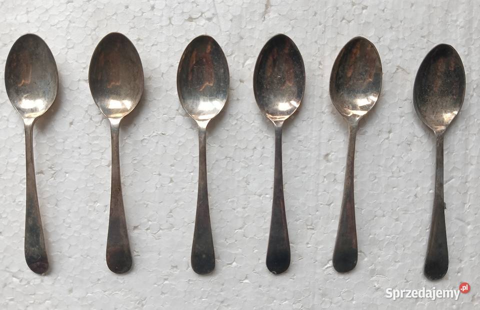 Komplet starych łyżeczek angielski do kawy EPNS Kraków sprzedam