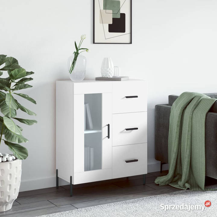 Szafka biała 695x34x90 materiał drewnopochodny