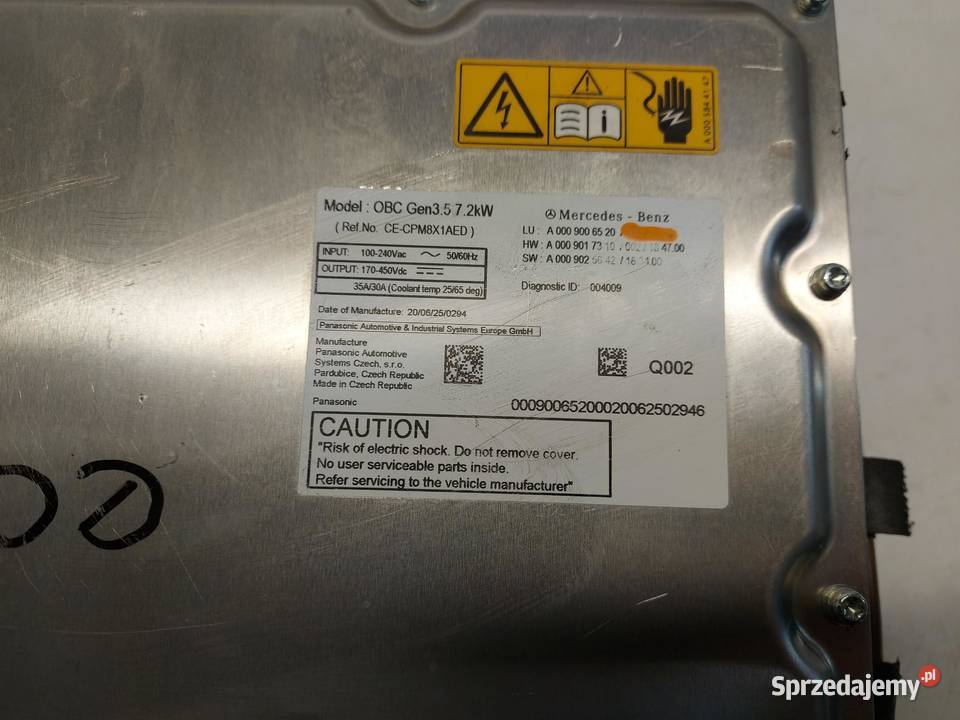 Mercedes EQC 400 W293 STEROWNIK AKUMULATORA osobowe